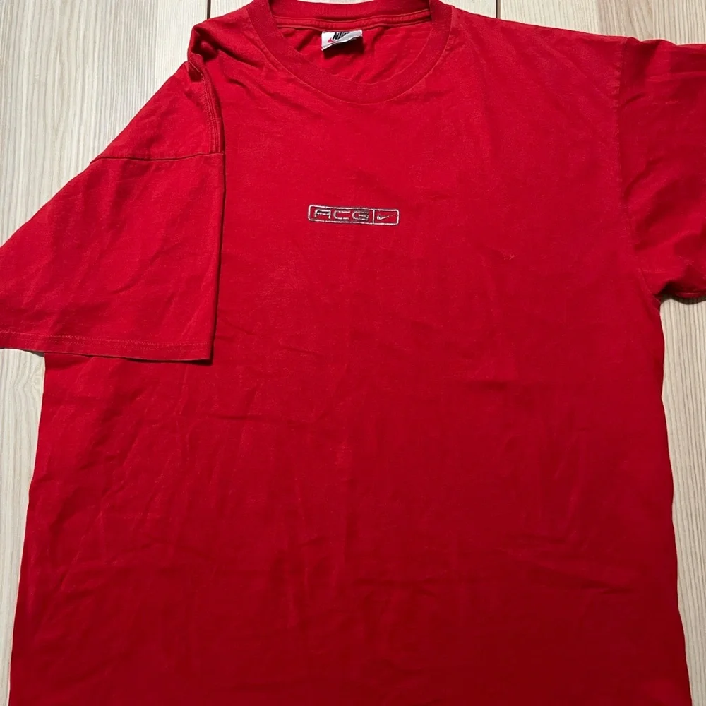 Vintage 90s Nike ACG‎ Box Logo White Tag Shirt